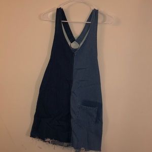Denim multicolored dress